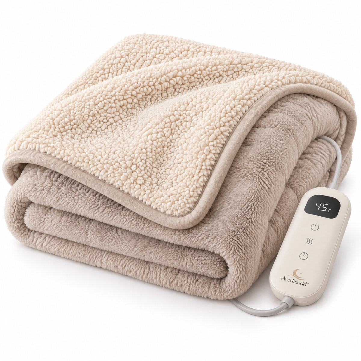 Averlinodd™ Heated Comfort Throw | Plush Electric Blanket with Adjustable Warmth & Timer Control