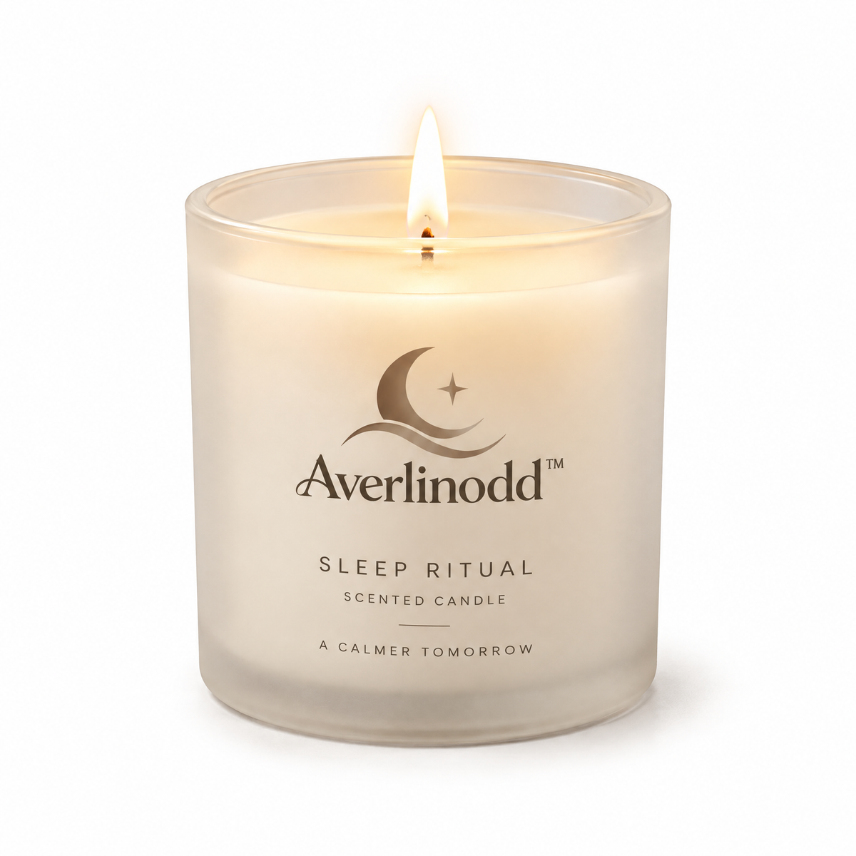 Averlinodd™ Sleep Ritual Scented Candle | Soft-Glow Bedside Candle for Evening Wind-Down