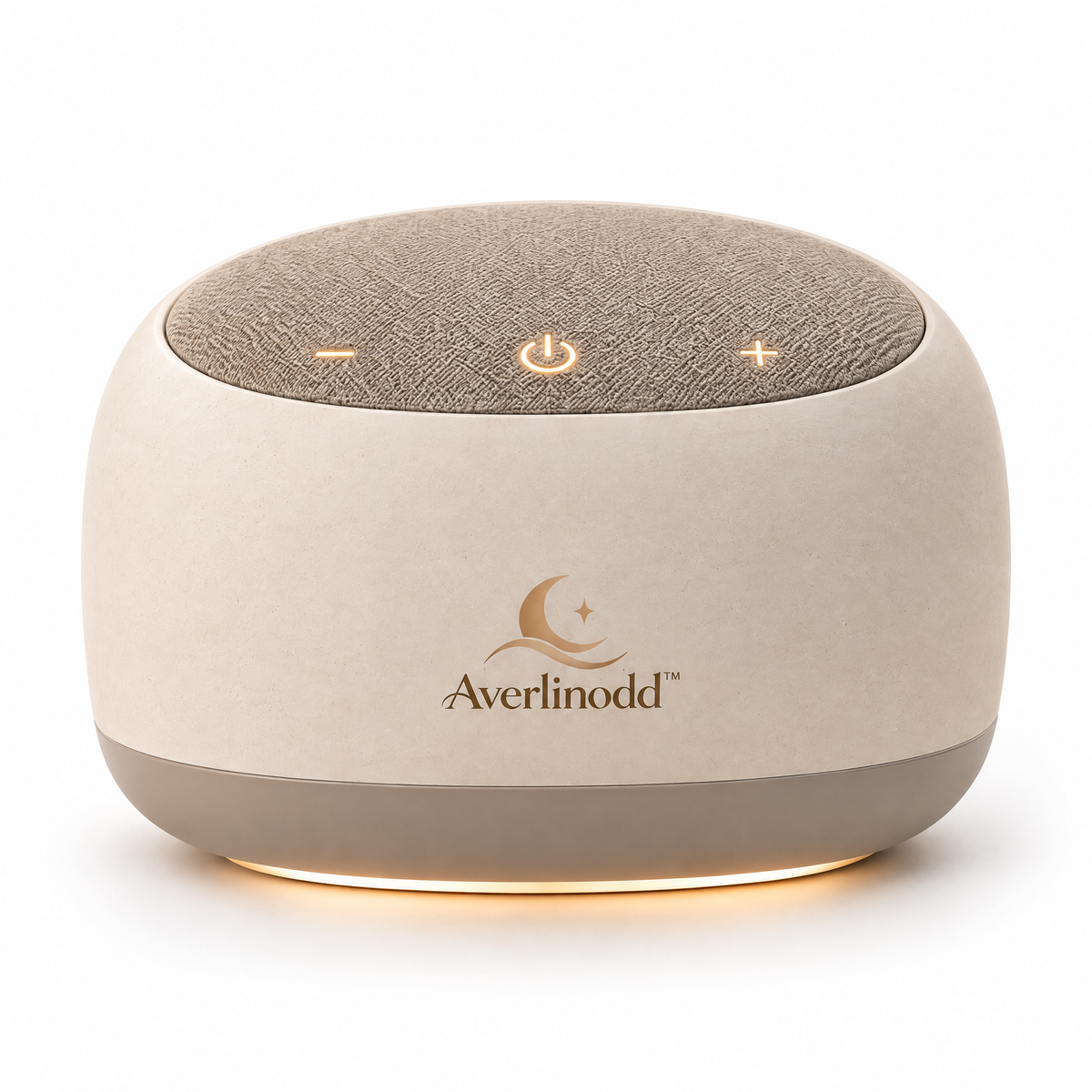 Averlinodd™ Bedside Sleep Sound Machine | Compact White Noise Companion with Soft Ambient Glow